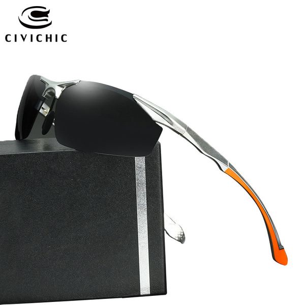 civichic new trend al-mg polarized sunglasses men semi rimless driving eyewear outdoor mirror glasses casual e176, White;black
civichic new trend al-mg polarized sunglasses men semi rimless driving eyewear outdoor mirror glasses casual e176, White;black