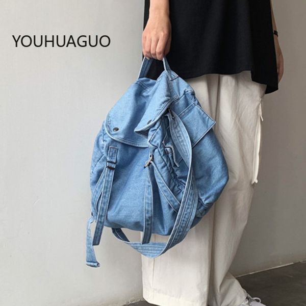 casual denim women handbag large capacity jeans travel men shoulder bags female big totes bag blue hobos vintage messenger bag
casual denim women handbag large capacity jeans travel men shoulder bags female big totes bag blue hobos vintage messenger bag