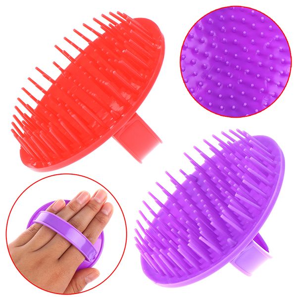 hair brushes 1pcs washing massager combs round plastic shampoo scalp shower body beard brush styling tools, Silver
hair brushes 1pcs washing massager combs round plastic shampoo scalp shower body beard brush styling tools, Silver