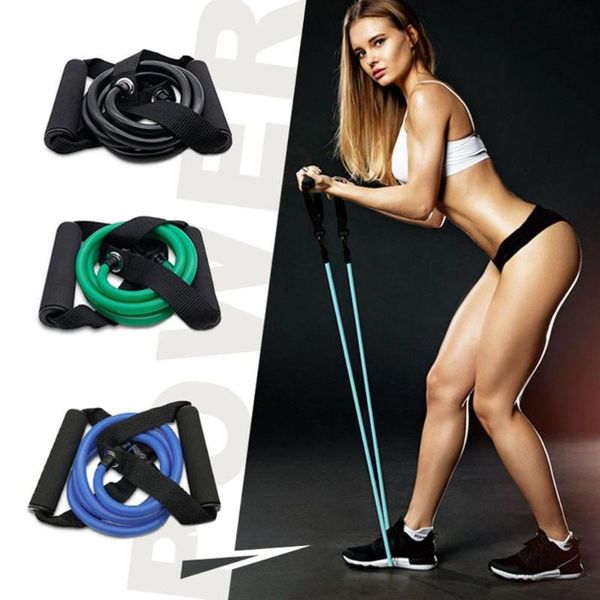 1.35m Tpe Resistance Elastic Exercise Sports Bands Expanding Yoga Extendable Rubber Pull Rope Fitness Workout