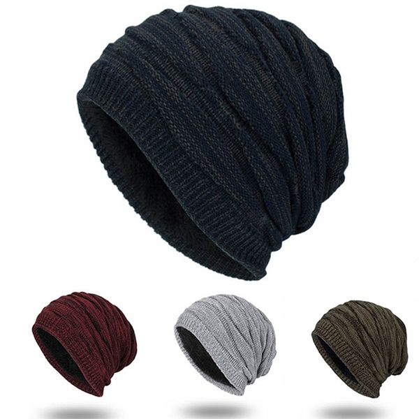 new winter hat men solid color knitting wool beanies autumn winter warm comfortable hat outdoor accessories thick cotton hats
new winter hat men solid color knitting wool beanies autumn winter warm comfortable hat outdoor accessories thick cotton hats