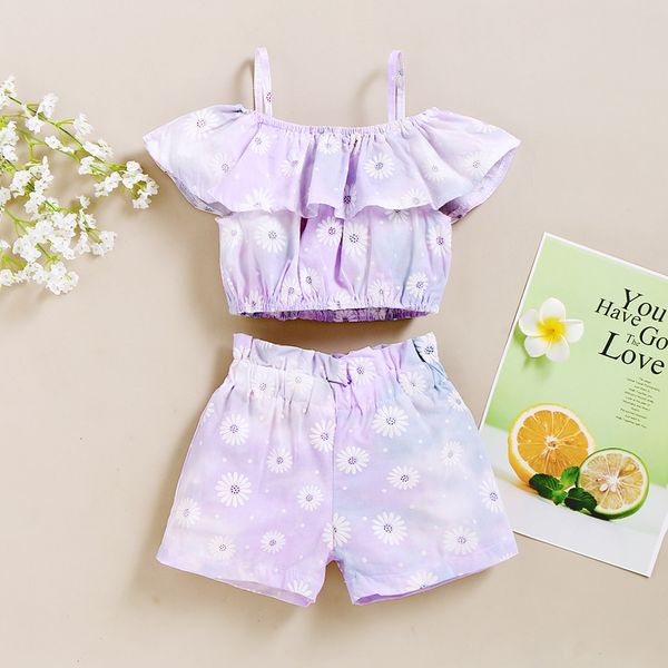 toddler baby girls ruffle floral print suspender vest +shorts outfits set, Pink;blue
toddler baby girls ruffle floral print suspender vest +shorts outfits set, Pink;blue