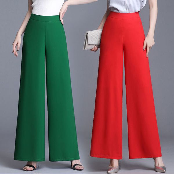 women's pants & capris women 2021 spring autumn fashion high waist trousers female wide leg chiffon ladies slim long pantalones g921, Black;white
women's pants & capris women 2021 spring autumn fashion high waist trousers female wide leg chiffon ladies slim long pantalones g921, Black;white