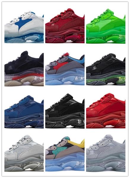 new crystal sole red bottom paris 2020 triple-s casual shoes mens women sneakers stylist dad vintage platform sports trainers chaussures, Black
new crystal sole red bottom paris 2020 triple-s casual shoes mens women sneakers stylist dad vintage platform sports trainers chaussures, Black