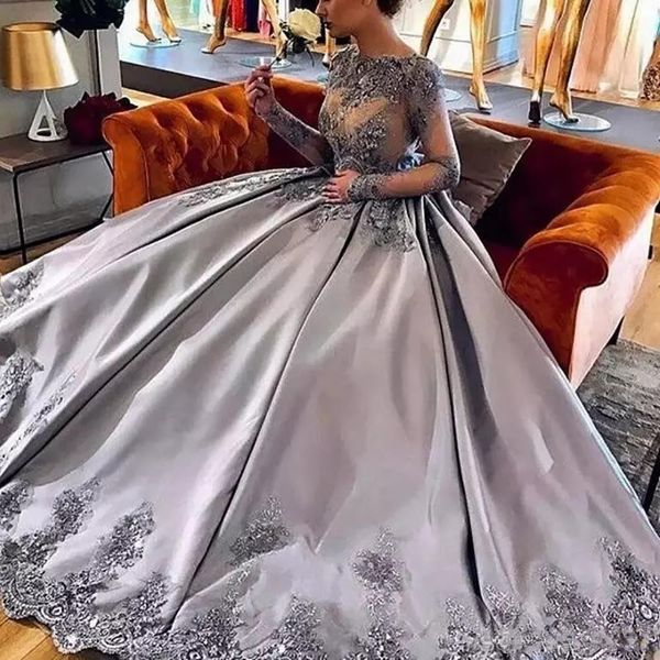 new elegant silver long sleeves robe de soiree lace appliques formal prom evening gowns luxury long appliue evening dresses, Black;red
new elegant silver long sleeves robe de soiree lace appliques formal prom evening gowns luxury long appliue evening dresses, Black;red