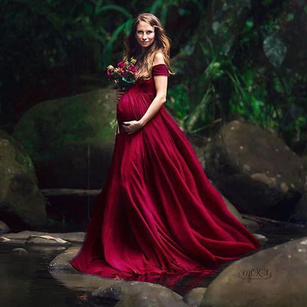 elegant maternity dresses for p shoot v neck off shoulder pregnancy pgraphy dress pregnant women party maxi dress, White
elegant maternity dresses for p shoot v neck off shoulder pregnancy pgraphy dress pregnant women party maxi dress, White