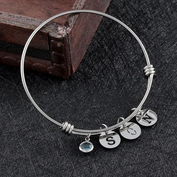 bangle cjb0003 custom letters available charm bangles bracelets beautiful gifts for mom ,sister ,son memorial jewelry keepsake, Black
bangle cjb0003 custom letters available charm bangles bracelets beautiful gifts for mom ,sister ,son memorial jewelry keepsake, Black