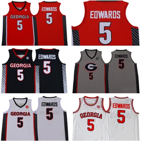 ncaa энтони эдвардс джерси грузия бульдоги баскетбол джерси 5 красный колледж красный белый черный прошитой мужчины хорошее качество, Black
ncaa энтони эдвардс джерси грузия бульдоги баскетбол джерси 5 красный колледж красный белый черный прошитой мужчины хорошее качество, Black