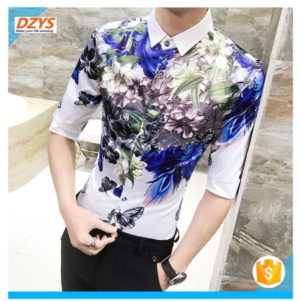men's casual shirts 2021 summer dress trend youth night shop short sleeve thin floral dzys-ycy shirt, White;black
men's casual shirts 2021 summer dress trend youth night shop short sleeve thin floral dzys-ycy shirt, White;black