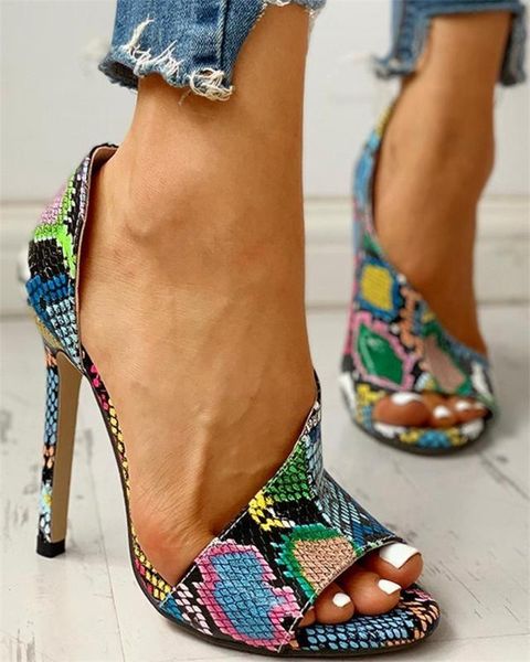 women's high heel shoes 2020 fashion snake peep toe slip on ladies shoes 11cm super high heel female party wedding dress pumps, Black
women's high heel shoes 2020 fashion snake peep toe slip on ladies shoes 11cm super high heel female party wedding dress pumps, Black