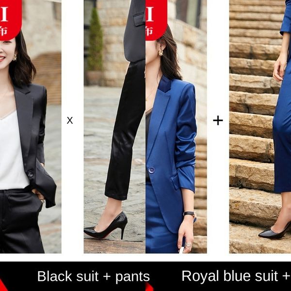 acetic acid small women's korean-style two-piece autumn and winter vertical feeling fashion temperament acetic acid suit business godde, Gray
acetic acid small women's korean-style two-piece autumn and winter vertical feeling fashion temperament acetic acid suit business godde, Gray