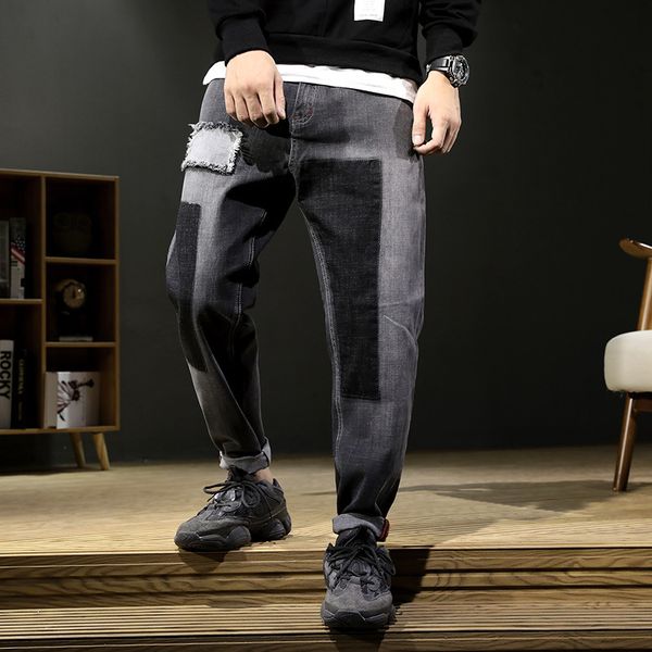 #2020 grey blue harem ripped jeans for men patchwork biker jeans plus size loose fashion japanese streetwear homme autumn
#2020 grey blue harem ripped jeans for men patchwork biker jeans plus size loose fashion japanese streetwear homme autumn
