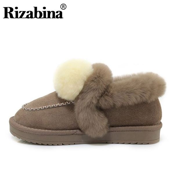 rizabina genuine leather women snow boots plush winter shoes women keep warm fur ankle boots fashion flats footwear size 35-40, Black
rizabina genuine leather women snow boots plush winter shoes women keep warm fur ankle boots fashion flats footwear size 35-40, Black