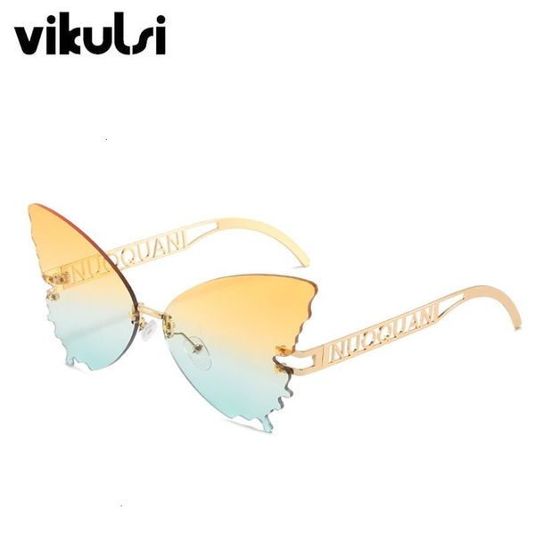 women oversized butterfly shades for wholesale sunglasses women trendy metal rimless cat eye sun glasses bulk for female uv400 ch01, Blue
women oversized butterfly shades for wholesale sunglasses women trendy metal rimless cat eye sun glasses bulk for female uv400 ch01, Blue