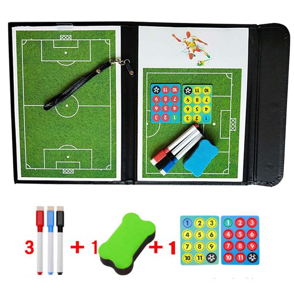 folding football tactical board pu soccer coaching board with magnetic profession referee training plates
folding football tactical board pu soccer coaching board with magnetic profession referee training plates
