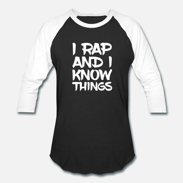 i rap and i know things funny rapper rapping quote t shirt men cute 100% cotton plus size 3xl letters cute comfortable summer style formal
i rap and i know things funny rapper rapping quote t shirt men cute 100% cotton plus size 3xl letters cute comfortable summer style formal