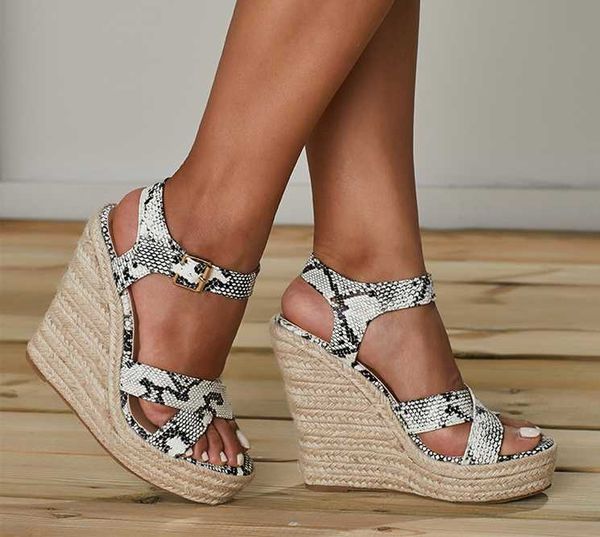 women platform sandals fashion solid high heels wedges espadrilles ladies open toe sandals serpentine, Black
women platform sandals fashion solid high heels wedges espadrilles ladies open toe sandals serpentine, Black