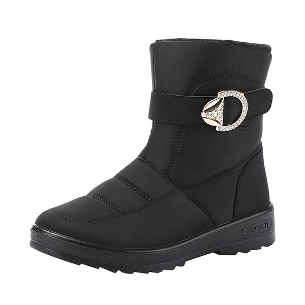 boots women winter non-slip warm plush ankle female shoes snow waterproof booties, Black
boots women winter non-slip warm plush ankle female shoes snow waterproof booties, Black