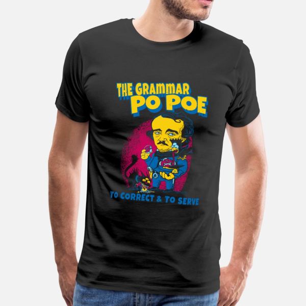 the grammar po poe police t shirt men print tee shirt s-xxxl unique loose new fashion spring normal shirt
the grammar po poe police t shirt men print tee shirt s-xxxl unique loose new fashion spring normal shirt