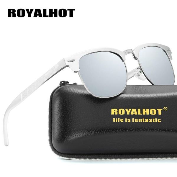 royalclassic polarized sunglasses driving square men vintage brand eyewear uv400 women silver sun glasses, White;black
royalclassic polarized sunglasses driving square men vintage brand eyewear uv400 women silver sun glasses, White;black