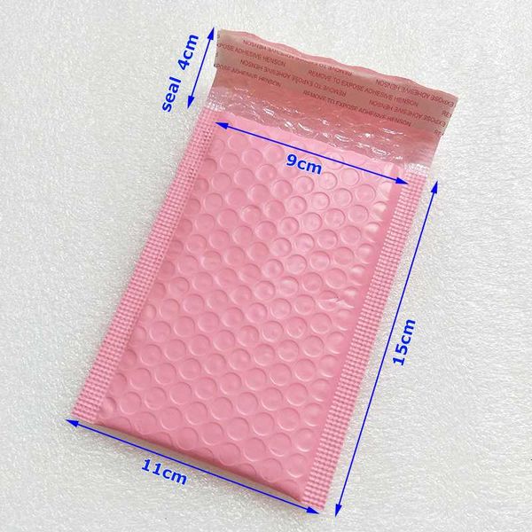 10pcs 11*15cm outer size 4.3x5.9 inch pink poly bubble mailer self seal padded envelopes usable size 9x15cm
10pcs 11*15cm outer size 4.3x5.9 inch pink poly bubble mailer self seal padded envelopes usable size 9x15cm