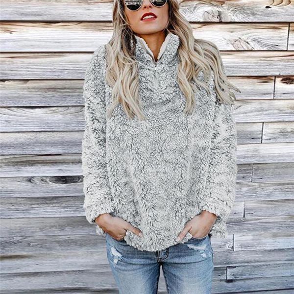 long sleeved sweater autumn winter warm sports casual womens solid color fashion jacket cap solid r plushl, Black
long sleeved sweater autumn winter warm sports casual womens solid color fashion jacket cap solid r plushl, Black