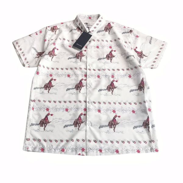2020ss spring and summer new rhude western denim print men's casual short-sleeved lapel shirt t-shirt high quality, Black;brown
2020ss spring and summer new rhude western denim print men's casual short-sleeved lapel shirt t-shirt high quality, Black;brown