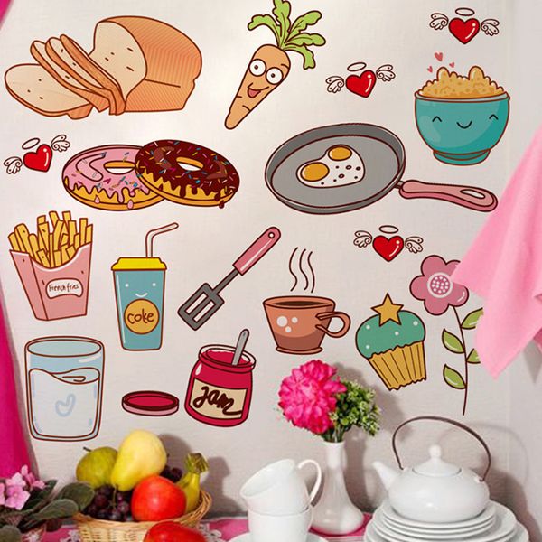 wall sticker home decorative kitchen art diy restaurant fridge removable cartoon
wall sticker home decorative kitchen art diy restaurant fridge removable cartoon