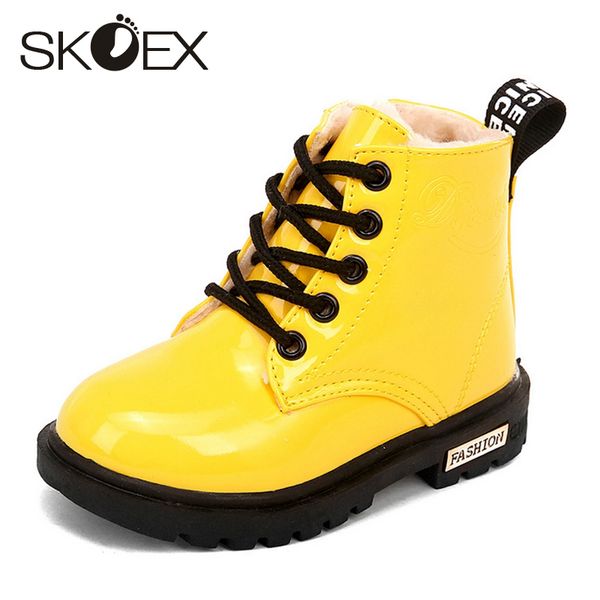 skoex children' boots waterproof boys girls martin boots winter kids snow ankle short booties child fashion sneakers, Black;grey
skoex children' boots waterproof boys girls martin boots winter kids snow ankle short booties child fashion sneakers, Black;grey