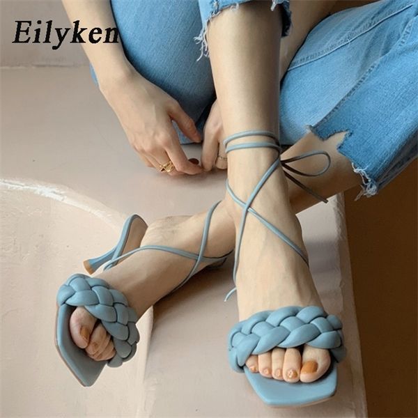 eilyken woman sandals 2020 summer thin high heels sandals weave square toe slippers ladies heel ladies leather shoes size 0925, Black
eilyken woman sandals 2020 summer thin high heels sandals weave square toe slippers ladies heel ladies leather shoes size 0925, Black