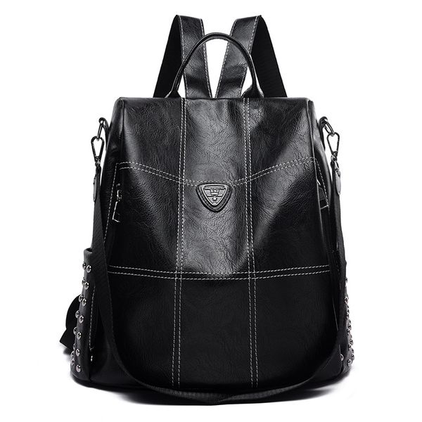 leather luggage tag2020 anti-theft backpack female new style fashion college style korean style street fashion student all-match fashion sof
leather luggage tag2020 anti-theft backpack female new style fashion college style korean style street fashion student all-match fashion sof