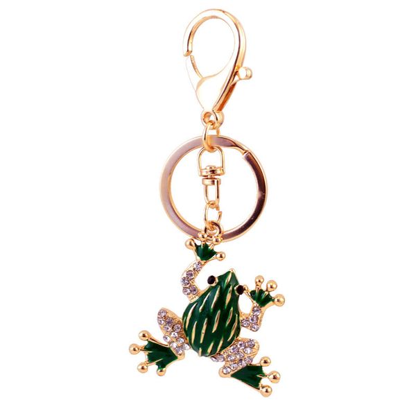 creative cute green rhinestone frog car keychain female luxury bag accessories animal pendant key chain, Silver
creative cute green rhinestone frog car keychain female luxury bag accessories animal pendant key chain, Silver