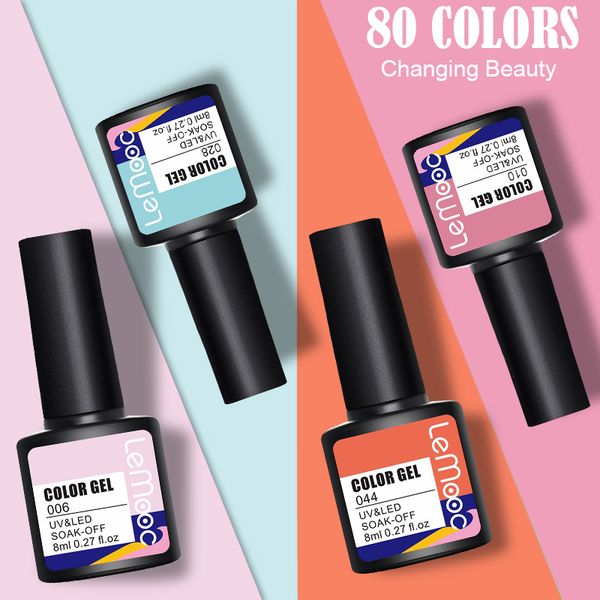 nail gel lemmoc 8ml polish colorful uv 80 colors soak off semi permanant varnish diy art decoration for nails, Red;pink
nail gel lemmoc 8ml polish colorful uv 80 colors soak off semi permanant varnish diy art decoration for nails, Red;pink