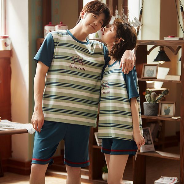 men's sleepwear pure cotton summer pullover short sleeve pants pajama jammies couples lovers o-neck cozy casual nightwear pyjamas cke, Black;brown
men's sleepwear pure cotton summer pullover short sleeve pants pajama jammies couples lovers o-neck cozy casual nightwear pyjamas cke, Black;brown