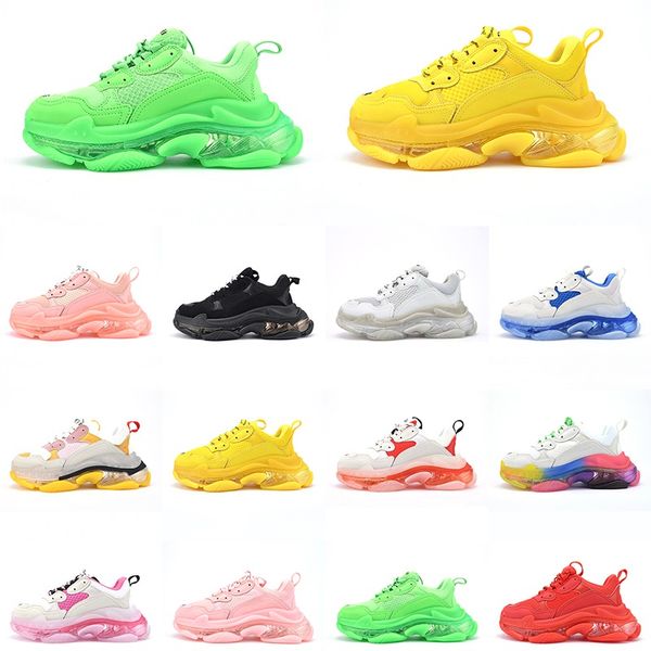 тройной mens женщины желтый обувь clear bubble midsole тройной черный белый красный кроссовки платформы высокого качества тренеры 36-45, White;red
тройной mens женщины желтый обувь clear bubble midsole тройной черный белый красный кроссовки платформы высокого качества тренеры 36-45, White;red
