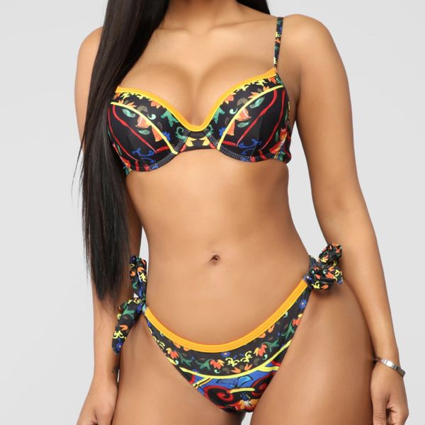 print underwire bikini with push up female swimwear beachwear swimsuit bathing suit brazilian bikinis set women swimming suit, White;black
print underwire bikini with push up female swimwear beachwear swimsuit bathing suit brazilian bikinis set women swimming suit, White;black