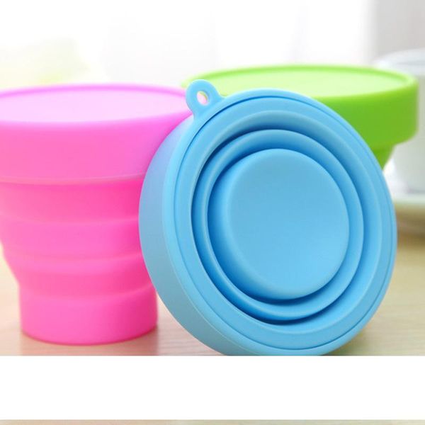 2018 creative silicone folding cup 170ml collapsible water bottles multi color outdoor camping travel drinkware foldable cups
2018 creative silicone folding cup 170ml collapsible water bottles multi color outdoor camping travel drinkware foldable cups