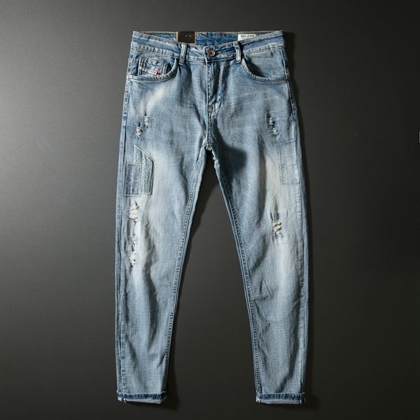 men's jeans 2021 autumn winter men slim fit denim joggers stretch male jean blue fashion smart casual hombre 28-38,m005
men's jeans 2021 autumn winter men slim fit denim joggers stretch male jean blue fashion smart casual hombre 28-38,m005