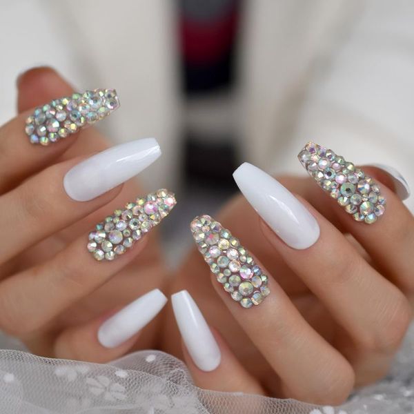 false nails long designed salon professional products 3d rhinestone coffin nail art tips luxury sparkling full set, Red;gold
false nails long designed salon professional products 3d rhinestone coffin nail art tips luxury sparkling full set, Red;gold