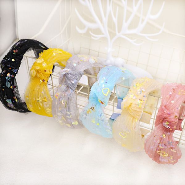fashion hair accessories women sequin heart knotting headband for girls mesh lace simple korean headwear hair hoop 2020 new
fashion hair accessories women sequin heart knotting headband for girls mesh lace simple korean headwear hair hoop 2020 new