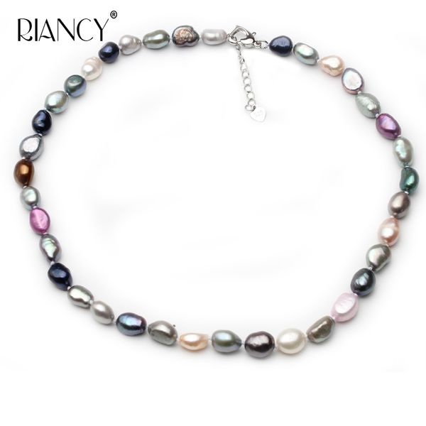 fashion natural multicolor pearl necklace wholesale freshwater baroque pearl necklace bohemia style for women wedding gift, Silver
fashion natural multicolor pearl necklace wholesale freshwater baroque pearl necklace bohemia style for women wedding gift, Silver