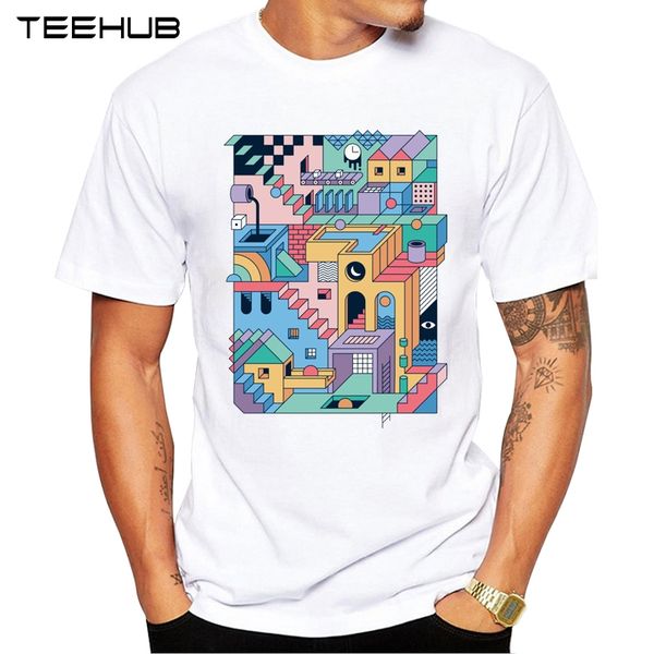 teehub мужская новые моды 80s escher дизайн с коротким рукавом футболки прохладный printed tops hipster футболках
teehub мужская новые моды 80s escher дизайн с коротким рукавом футболки прохладный printed tops hipster футболках