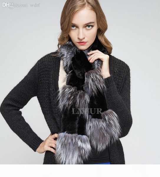 wholesale-warm real rex rabbit fur scarf women winter scarfs fashionable with fox fur low prladies scarves 2015 soft muffler au00288, Blue;gray
wholesale-warm real rex rabbit fur scarf women winter scarfs fashionable with fox fur low prladies scarves 2015 soft muffler au00288, Blue;gray