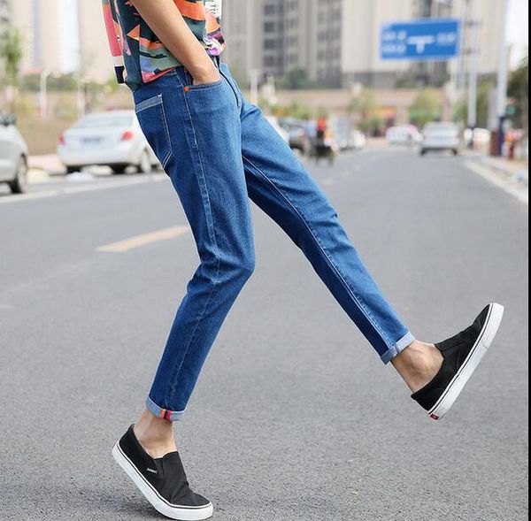 new men's jeans autumn stretch denim jeans man elastic casual slim jean pants male fashion youth pants, Blue
new men's jeans autumn stretch denim jeans man elastic casual slim jean pants male fashion youth pants, Blue