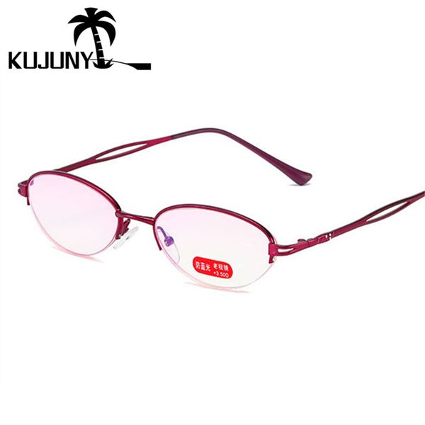 kujuny anti-blue light reading glasses metal half frame presbyopic eyewear block blue-ray hyperopia spectacles diopters +1.0~4.0, White;black
kujuny anti-blue light reading glasses metal half frame presbyopic eyewear block blue-ray hyperopia spectacles diopters +1.0~4.0, White;black