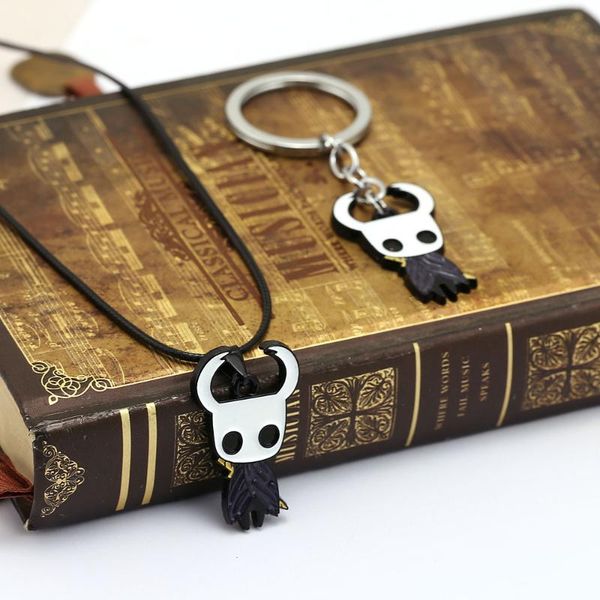 hollow knight protagonist necklace alloy keychain act game pendant fashion jewelry for men gift charms accessories, Silver
hollow knight protagonist necklace alloy keychain act game pendant fashion jewelry for men gift charms accessories, Silver