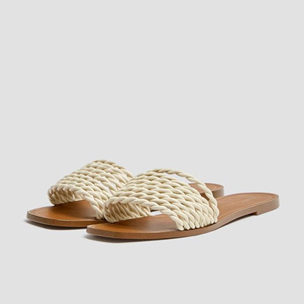 summer simple retro weave open toe sandals 2020 new fashion beige comfortable flat women slippers outdoor sandals zapatos mujer, Black
summer simple retro weave open toe sandals 2020 new fashion beige comfortable flat women slippers outdoor sandals zapatos mujer, Black