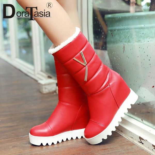 doratasia large size 34-43 new fashion metal decoration ladies height increasing platform shoes woman winer snow boots woman, Black
doratasia large size 34-43 new fashion metal decoration ladies height increasing platform shoes woman winer snow boots woman, Black