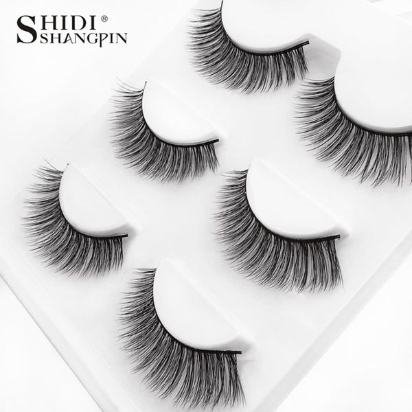 shidishangpin 3 pairs pure handmade 3d mink lashes false eyelashes natural false lashes cruelty-reusable makeup eyelashes
shidishangpin 3 pairs pure handmade 3d mink lashes false eyelashes natural false lashes cruelty-reusable makeup eyelashes