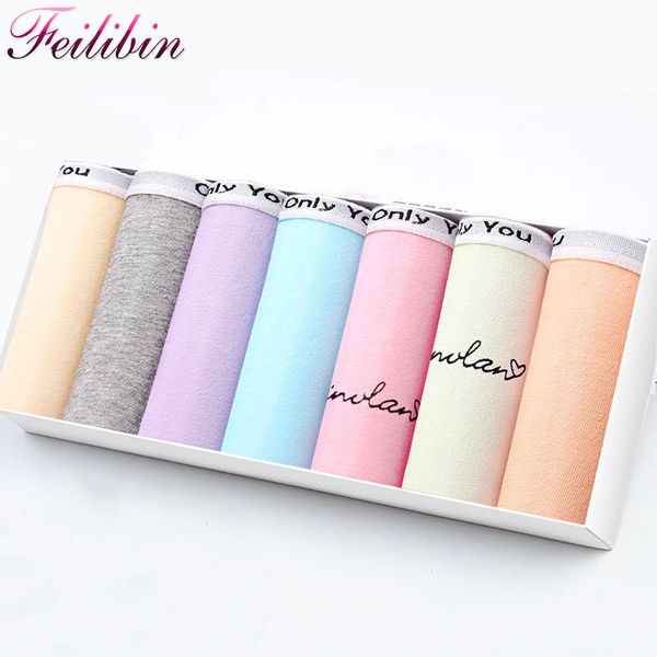 feilibin cotton panties 7pcs/lot women's panty briefs underwear printing cute briefs soft underpants women intimates girls, Black;pink
feilibin cotton panties 7pcs/lot women's panty briefs underwear printing cute briefs soft underpants women intimates girls, Black;pink